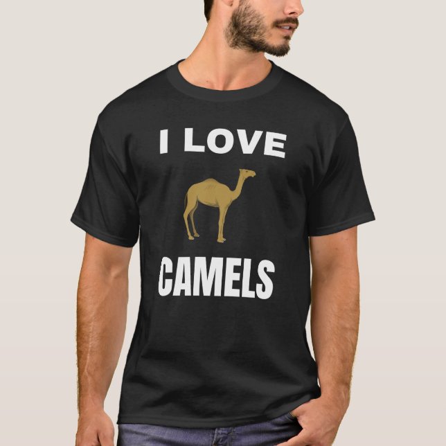 T-shirt J'aime les chameaux (Devant)