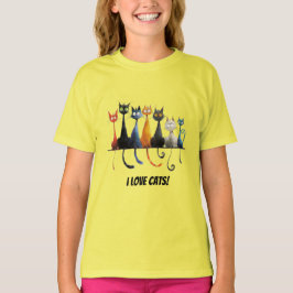 T-shirt J'aime les chats