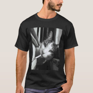 T-shirt J'aime les chats qui fument Mème drôle Humour adul