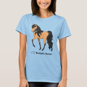 T-shirt J'Aime Les Chevaux De Peau De Peau De Pain