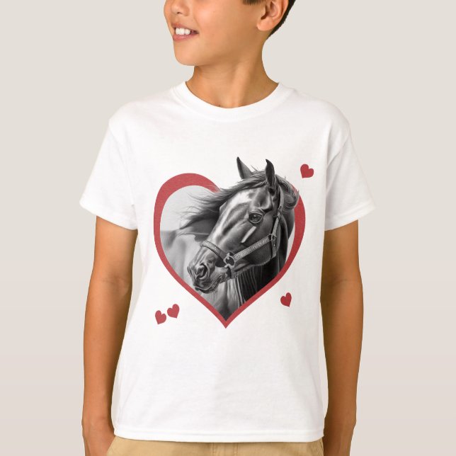T-shirt J'aime les chevaux nouveau 2 (Devant)