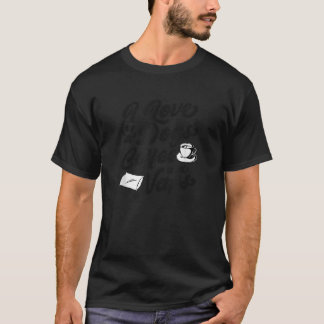 T-shirt J'Aime Les Chiens Café et Siestes Cadeau Drôle Pou