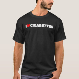 T-shirt J'aime les cigarettes de coeur