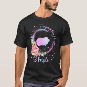 T-shirt J'Aime Les Cochons De Guinée Peut-Être Comme 3 Per