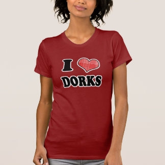 T-shirt J'aime les (Cœur à carreaux) ringards