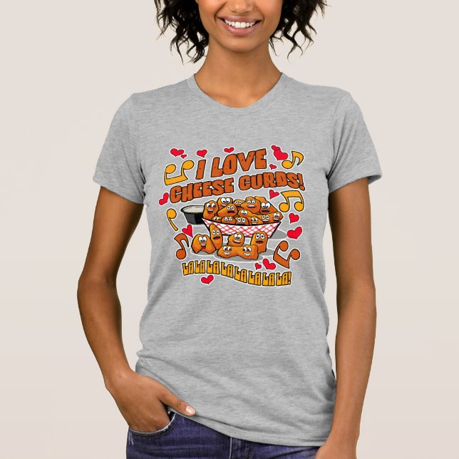 T-shirt J'Aime Les Courbes De Fromage ! (Devant)