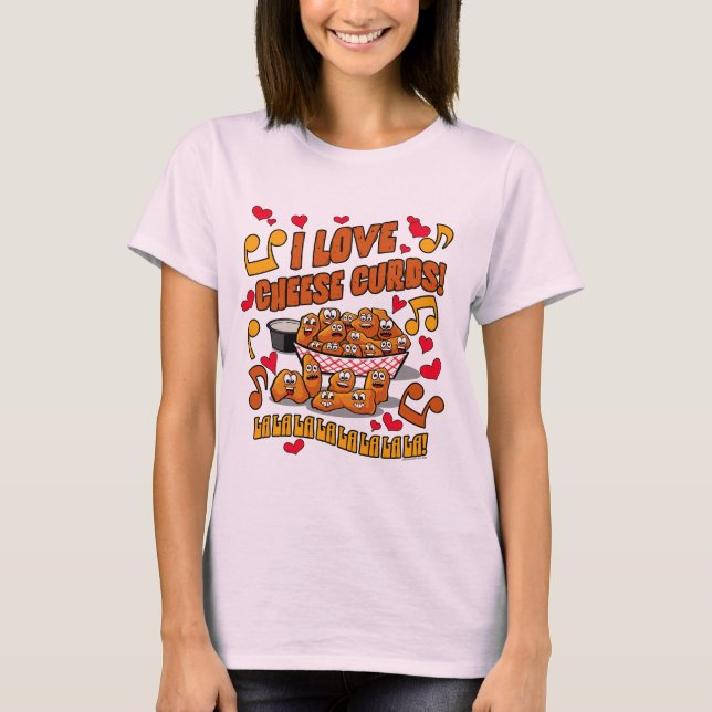 T-shirt J'Aime Les Courbes De Fromage ! (Devant)
