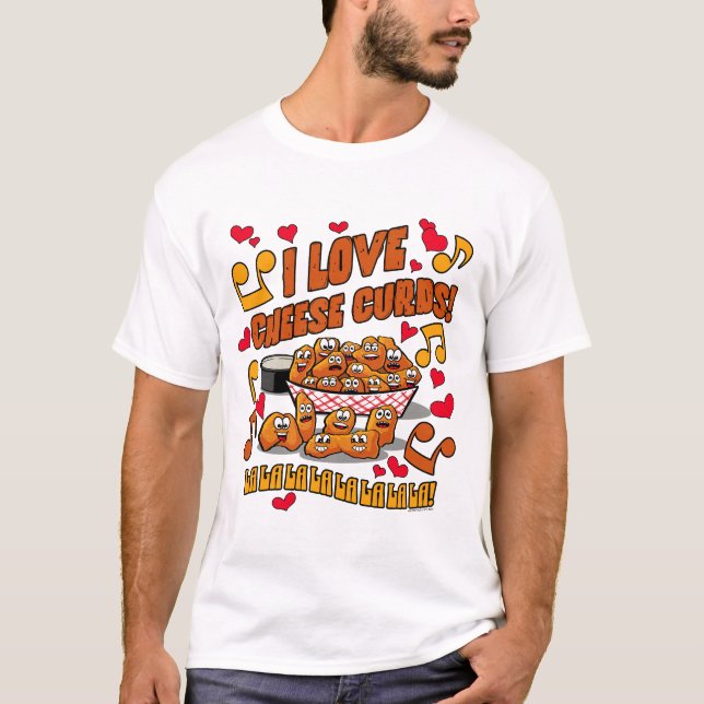 T-shirt J'Aime Les Courbes De Fromage ! (Devant)