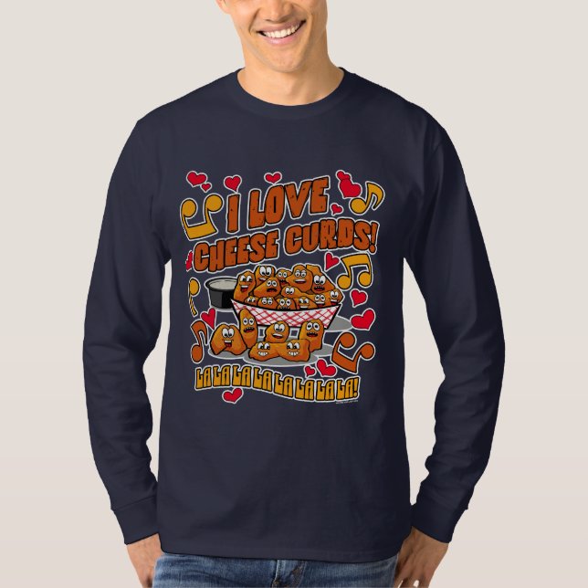 T-shirt J'Aime Les Courbes De Fromage ! (Devant)