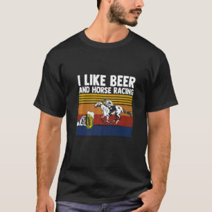 T-shirt J'aime les courses de chevaux et les vêtements de