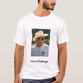 T-shirt J'aime les cowboys et le George Bush
