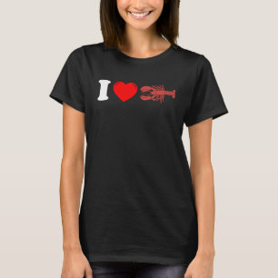 T-shirt J'aime les crustacés écrevisses