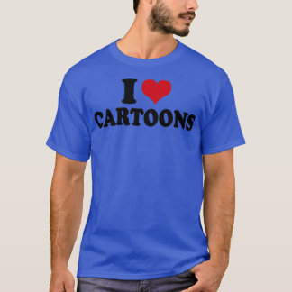 T-shirt J'aime les dessins animés