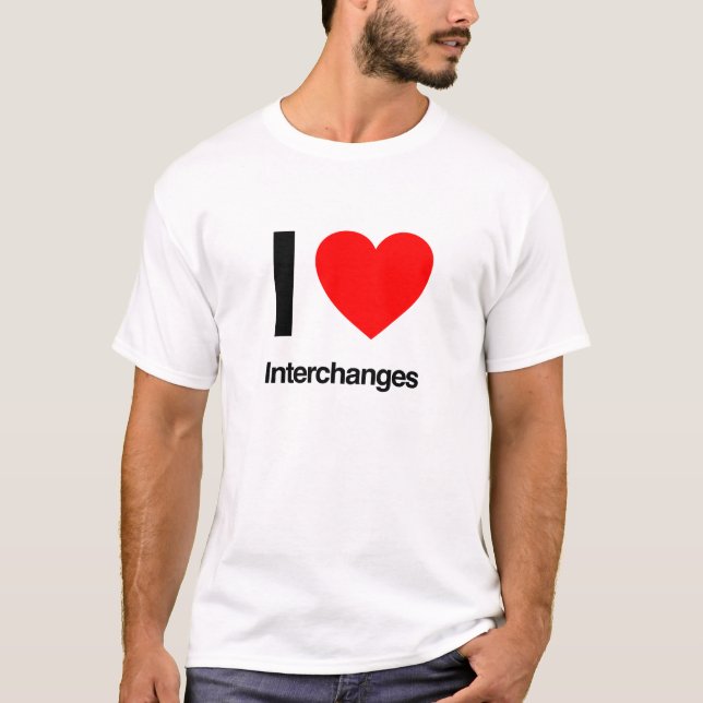 T-shirt j'aime les échanges (Devant)