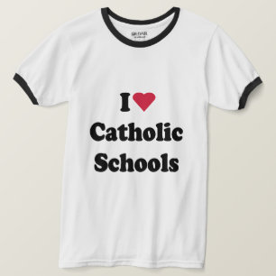 T-SHIRT J'AIME LES ÉCOLES CATHOLIQUES