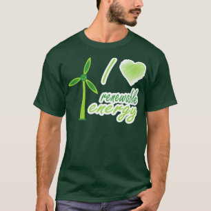 T-shirt J'aime les énergies renouvelables 5