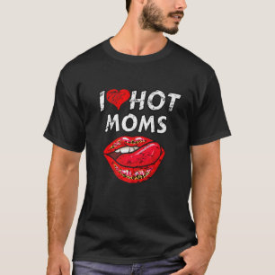 T-shirt J'Aime Les FEMMES CHAUDES T Funny Red Heart Love M