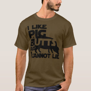 T-shirt J'aime les fesses de porc
