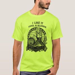 T-shirt J'aime les fêtes du peuple bavarois et blonde