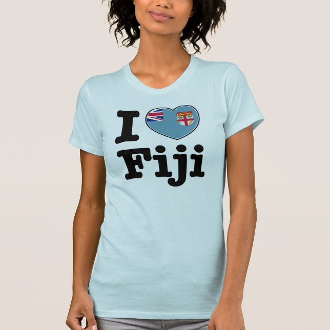 T-shirt J'aime les Fidji (Devant)