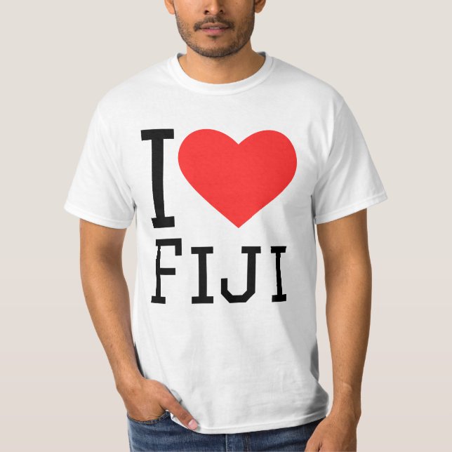 T-shirt J'aime les fiji (Devant)