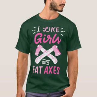 T-shirt J'Aime Les Filles Aux Axes Gras