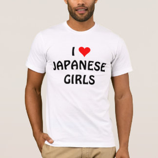 T-SHIRT J'AIME LES FILLES JAPONAISES