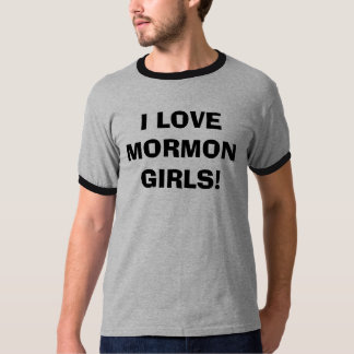 T-SHIRT J'AIME LES FILLES MORMONES !