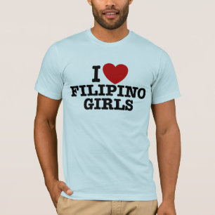 T-shirt J'aime les filles philippines