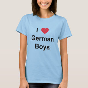 T-shirt J'aime les garçons allemands