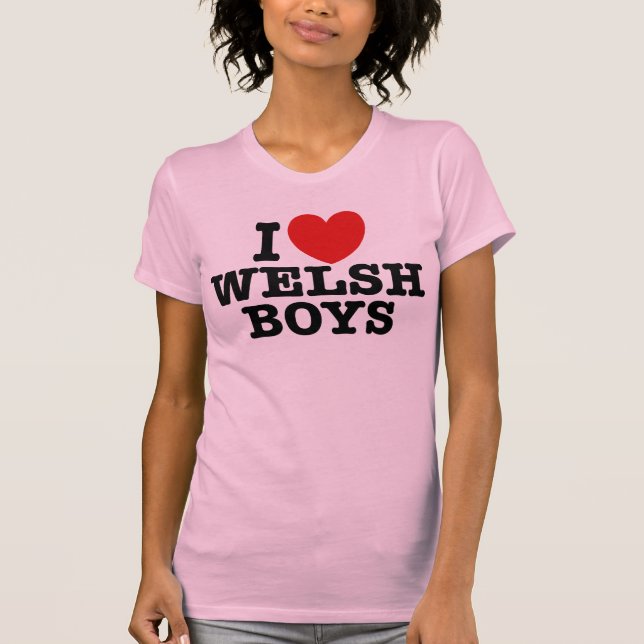 T-shirt J'Aime Les Garçons Gallois (Devant)