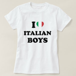 T-shirt J'aime les garçons italiens