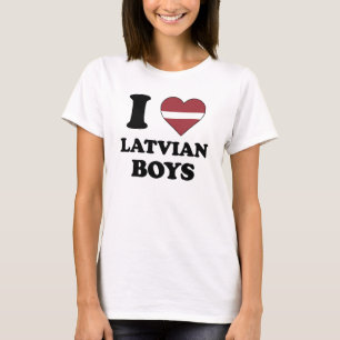 T-shirt J'aime les garçons lettons