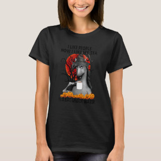 T-shirt J'Aime Les Gens Comme J'Aime Mon Thé Dans Un Sac S