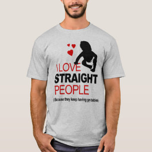 T-shirt J'aime les gens droit