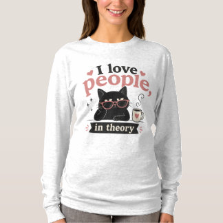 T-shirt J'aime les gens en théorie