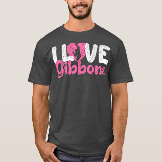 T-shirt J'aime les gibbons
