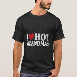 T-shirt J'Aime Les Grandmas Hot