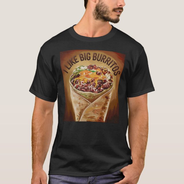 T-shirt J'Aime Les Grands Burritos (Devant)