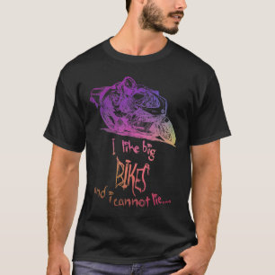 T-shirt J'Aime Les Grands Vélos Et Je Ne Peux Pas Mensonge