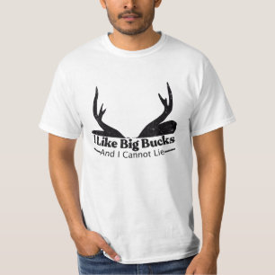 T-shirt J'aime les gros dollars et je ne peux pas mentir