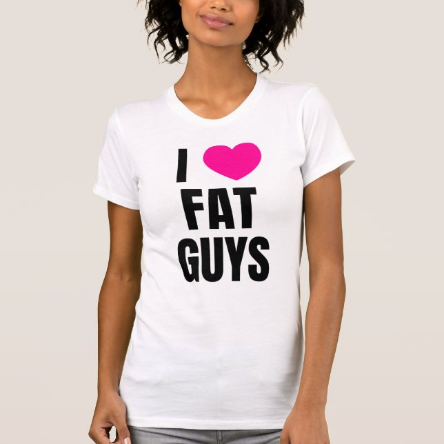 T-shirt J'aime les gros gars (Devant)