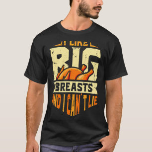 T-shirt J'aime les gros seins et je ne peux pas mentir Tha