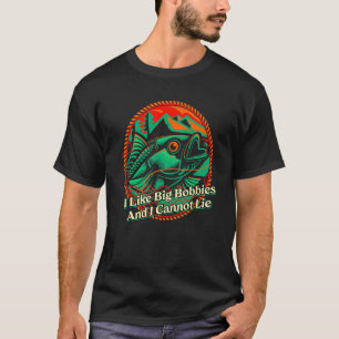 T-shirt J'aime les grosses bobines Humour pêche à la mouc