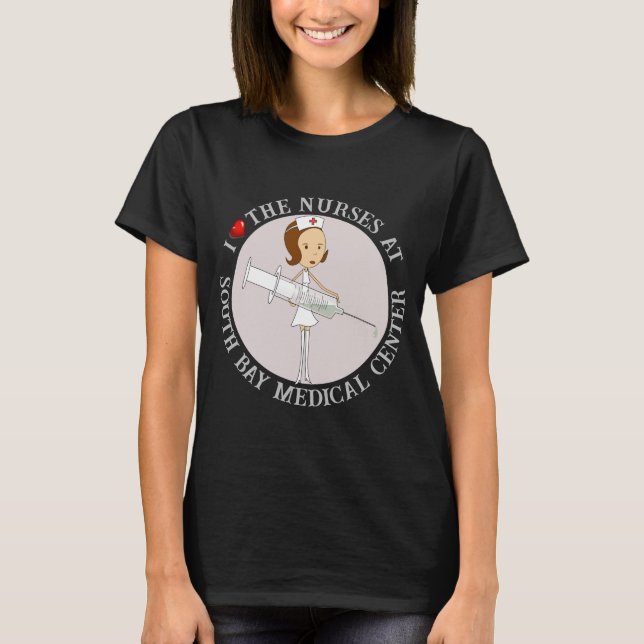 T-shirt J'aime les infirmières * Journée des infirmières (Devant)