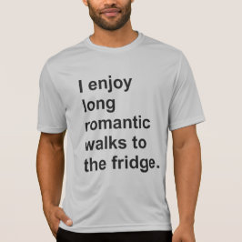 T-shirt J'aime les longues promenades romantiques jusqu'au