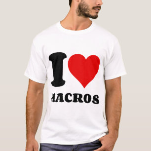T-SHIRT J'AIME LES MACROS