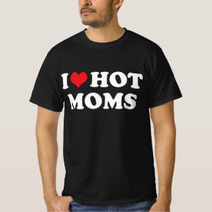 T-shirt j'aime les mamans chaudes