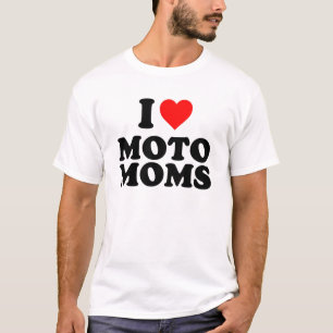 T-shirt j'aime les mamans moto
