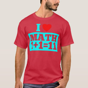 T-shirt j'aime les maths 9